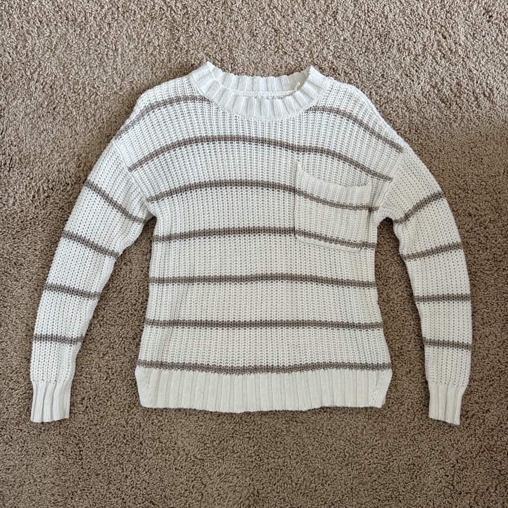 American Eagle striped sweater